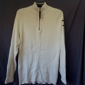 Nautica Jeans Co. Ribbed 1/4 Zip Pullover Sweater